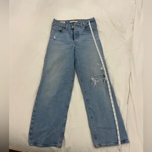 Blue Levi’s Ribcage Straight Women's Jeans